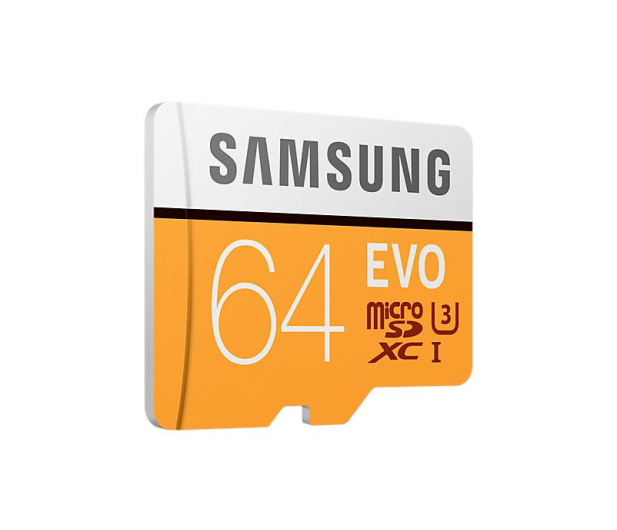 Karta pamieci SAMSUNG EVO microSD 64GB 100MB/s + SD
 MB-MP64GA/EU - 360776 - zdjęcie 2
